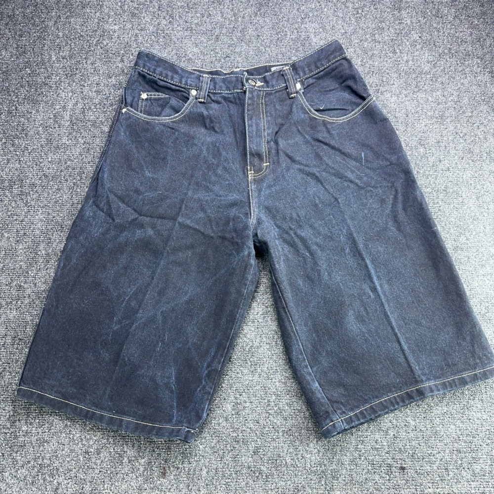 Iceberg Jeans Mens Dark Wash Carpenter Denim Shorts Baggy 90s Made in Italy 35